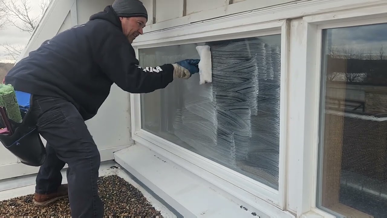 hard water stain removal windows