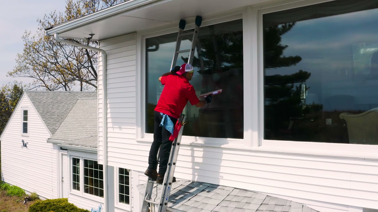 interior vs exterior window cleaning